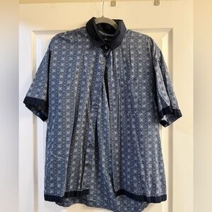 Abercrombie Oversized Floral Button Down Short Sleeve Shirt
